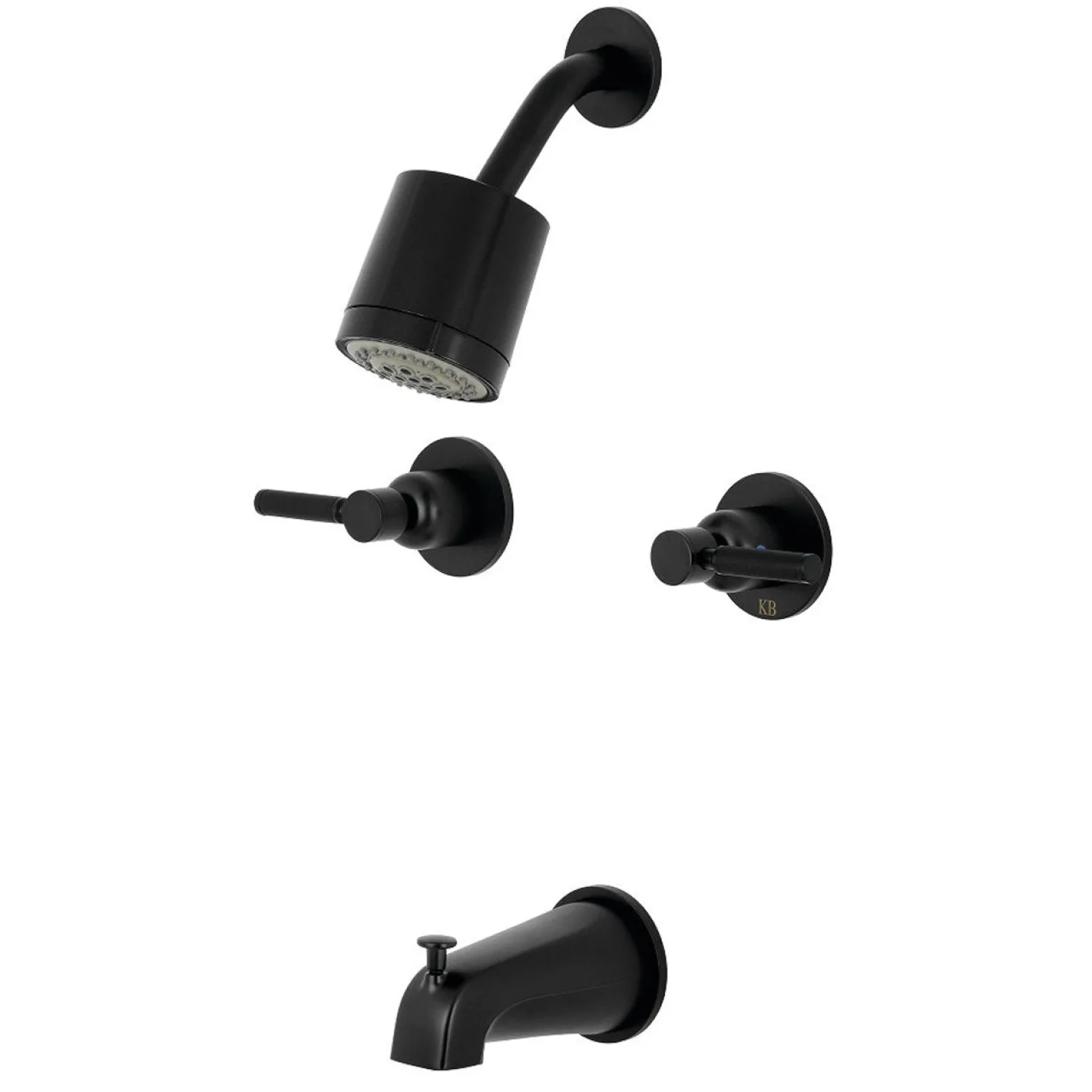 Kingston Brass Kaiser Two-Handle Tub and Shower Faucet
