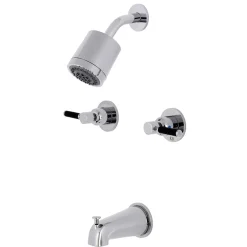 Kingston Brass Kaiser Two-Handle Tub and Shower Faucet