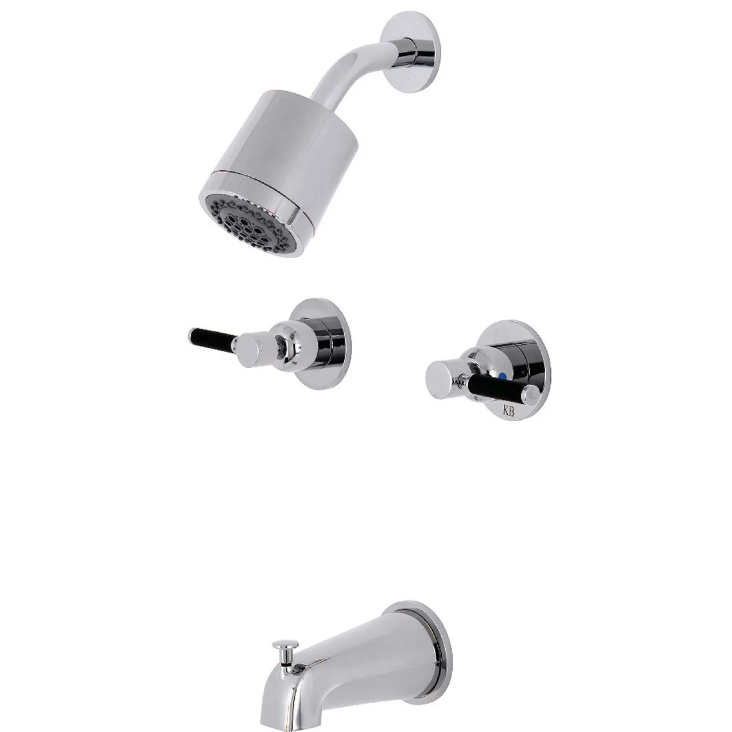 Kingston Brass Kaiser Two-Handle Tub and Shower Faucet