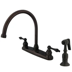 Kingston Brass KB725ALBS 8-Inch Centerset Kitchen Faucet in Oil Rubbed Bronze