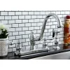 Kingston Brass KB3111ALBS 8-Inch Centerset Kitchen Faucet in Polished Chrome