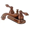 Kingston Brass KB606AL Restoration 4 in. Centerset Bathroom Faucet, Antique Copper