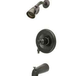 Kingston Brass KB1635AL Tub and Shower Faucet in Oil Rubbed Bronze