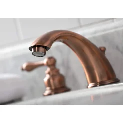 Kingston Brass KB976AL Victorian Widespread Bathroom Faucet, Antique Copper
