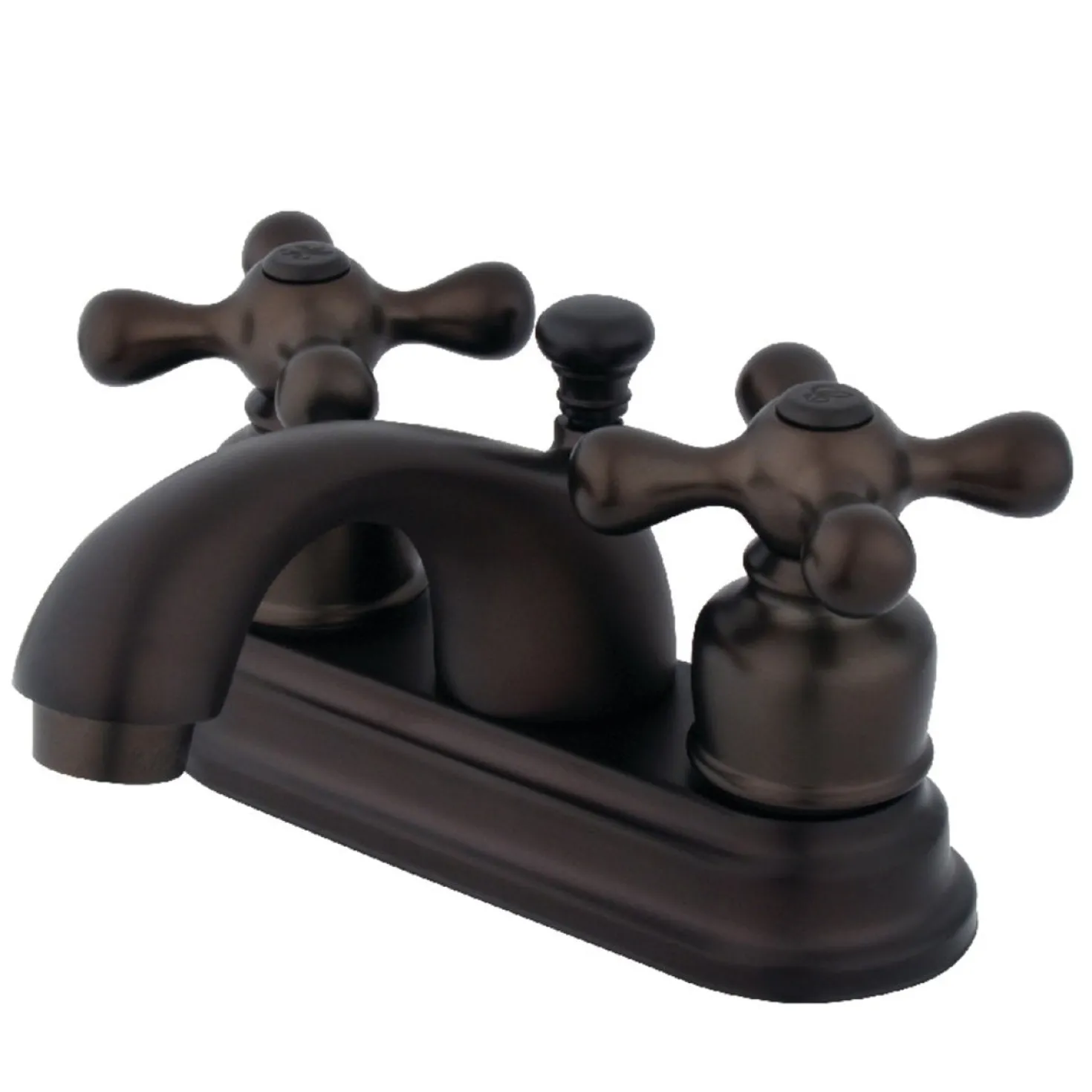 Kingston Brass KB2605AX 4-Inch Centerset Bathroom Faucet in Oil Rubbed Bronze