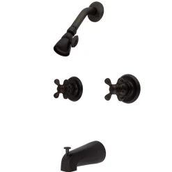 Kingston Brass KB245AX Magellan Two Handle Tub and Shower Faucet
