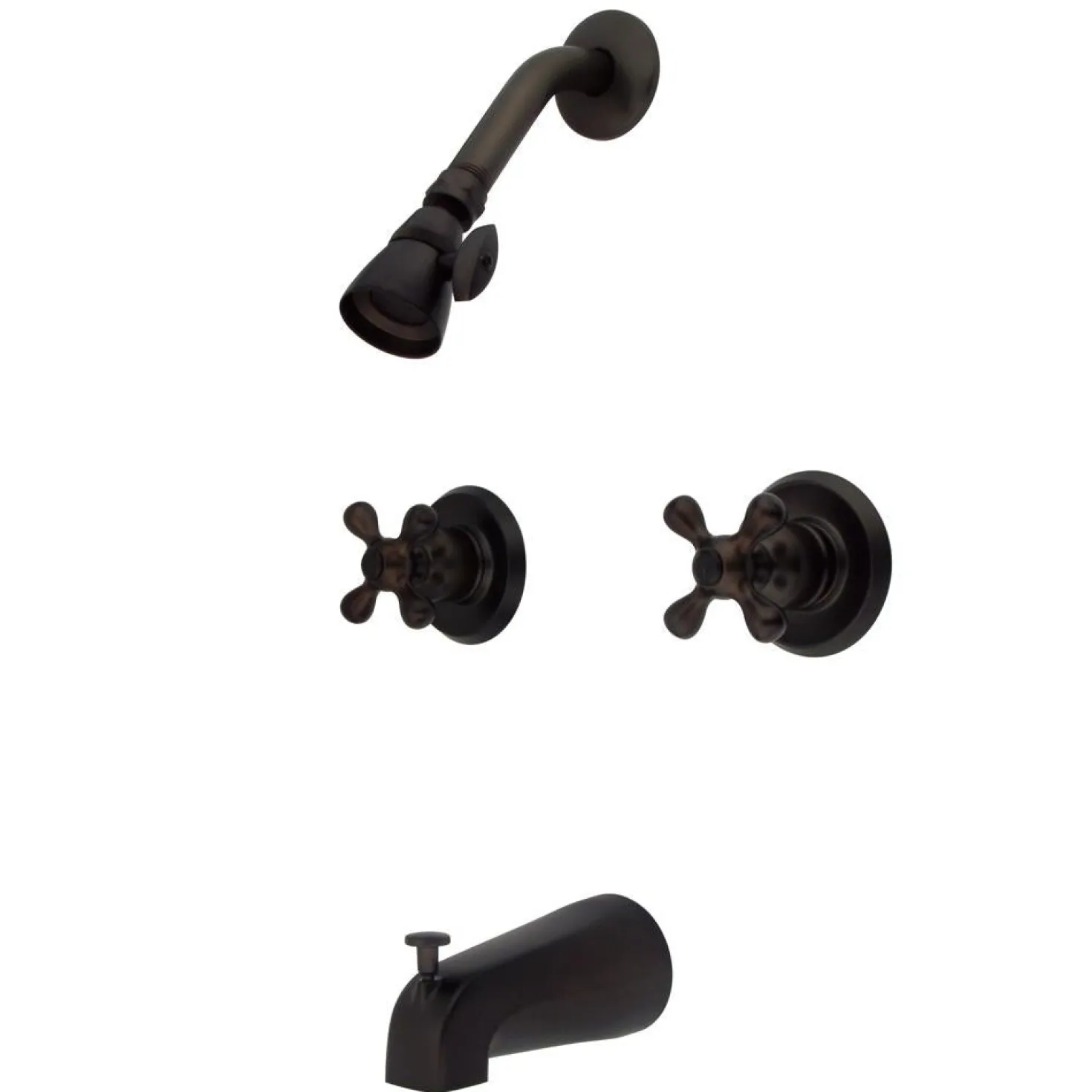 Kingston Brass KB245AX Magellan Two Handle Tub and Shower Faucet