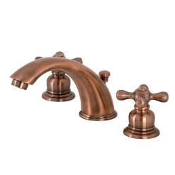 Kingston Brass KB966AX Victorian Widespread Bathroom Faucet, Antique Copper