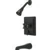 Kingston Brass KB86554BX Single Handle Tub and Shower Faucet