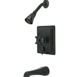 Kingston Brass KB86554BX Single Handle Tub and Shower Faucet