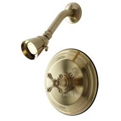 Kingston Brass KB2637BXTSO Metropolitan Shower Trim Only without Valve in Brushed Brass