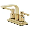 Kingston Brass KB8462DL Concord 4-Inch Centerset Bathroom Faucet, Polished Brass