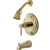 Kingston Brass KB2632DL Concord Single Handle Tub and Shower Set