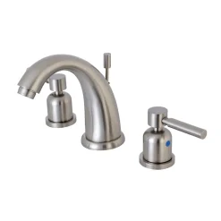 Kingston Brass KB8988DL 8-Inch Widespread Bathroom Faucet in Brushed Nickel