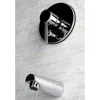 Kingston Brass KB86910DLTO Tub Only in Polished Chrome