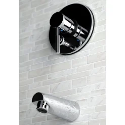 Kingston Brass KB86910DLTO Tub Only in Polished Chrome