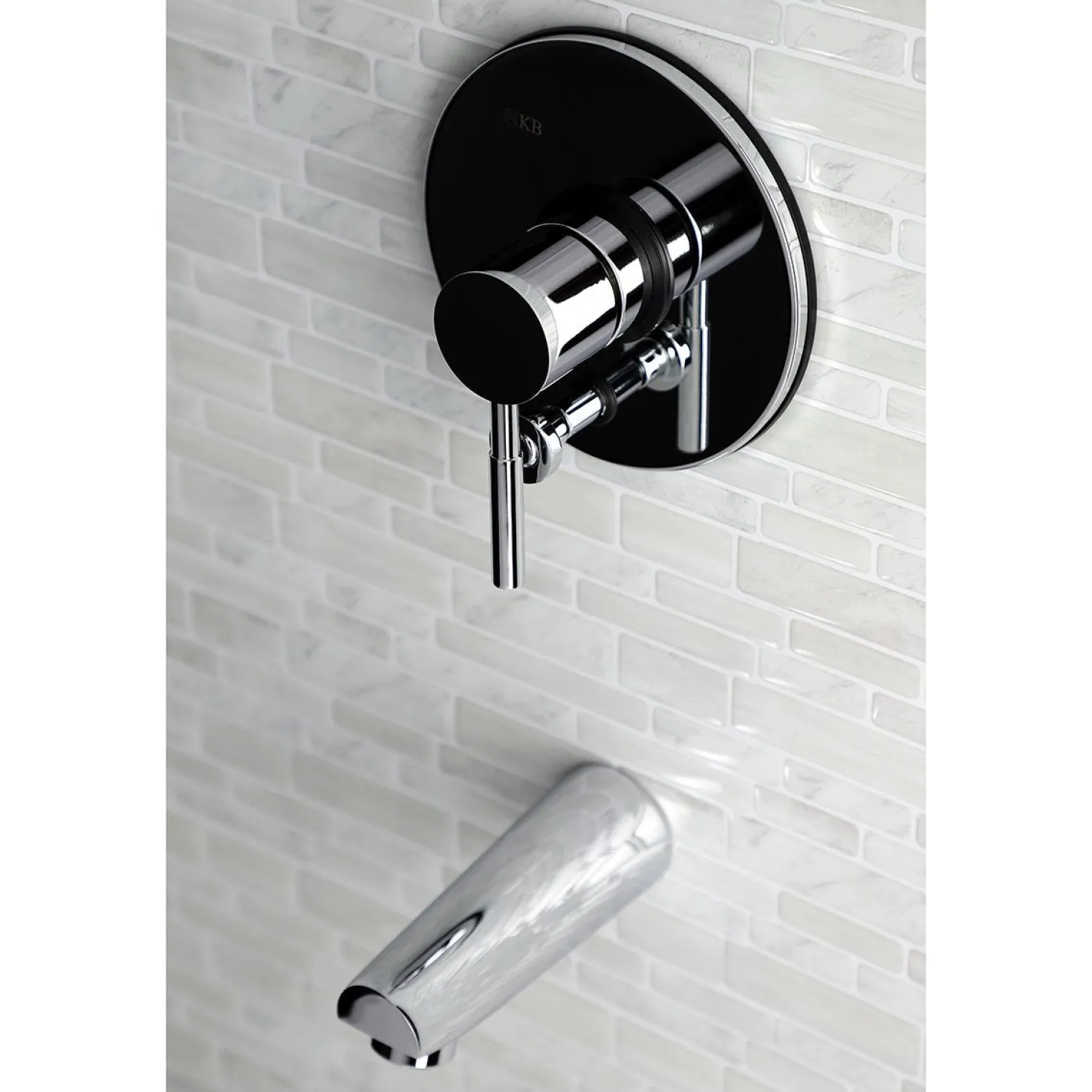 Kingston Brass KB86910DLTO Tub Only in Polished Chrome