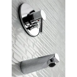 Kingston Brass KB86910DLTO Tub Only in Polished Chrome