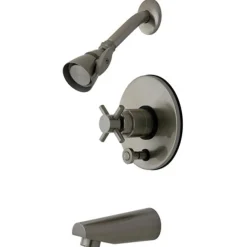 Kingston Brass KB86980DX Concord Single Handle Tub and Shower Set
