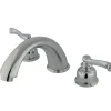 Kingston Brass KB361FL Roman Tub Faucet in Polished Chrome