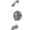 Kingston Brass KB1631FL Tub and Shower Faucet in Polished Chrome