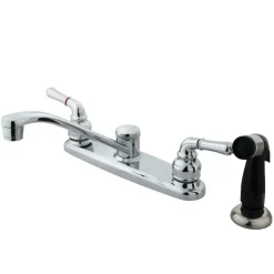 Kingston Brass KB272 8-Inch Centerset Kitchen Faucet in Polished Chrome