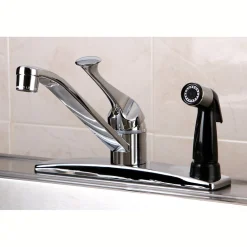 Kingston Brass KB0573 8-Inch Centerset Kitchen Faucet in Polished Chrome