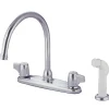 Kingston Brass KB772 8-Inch Centerset Kitchen Faucet in Polished Chrome