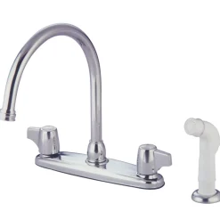 Kingston Brass KB772 8-Inch Centerset Kitchen Faucet in Polished Chrome