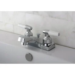 Kingston Brass KB201 4-Inch Centerset Bathroom Faucet in Polished Chrome