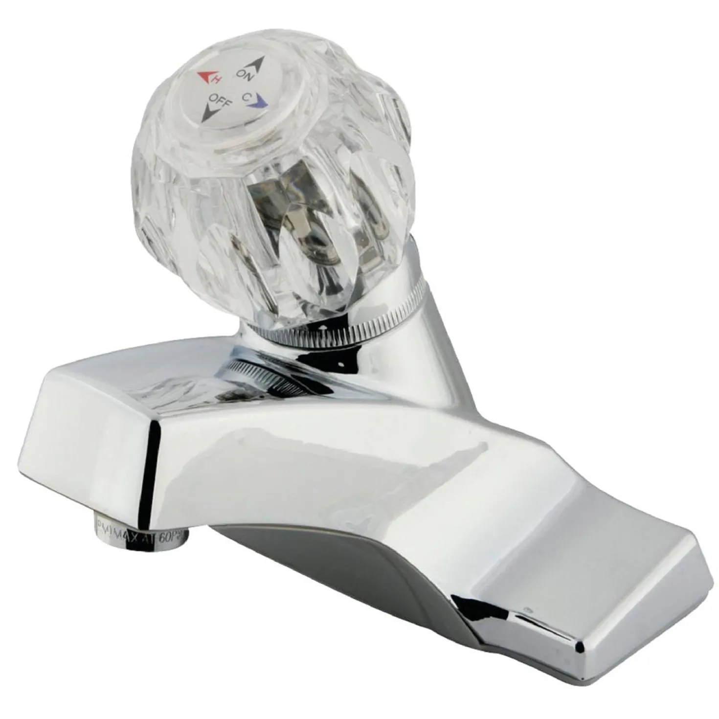 Kingston Brass KB0521LP 4-Inch Centerset Bathroom Faucet in Polished Chrome