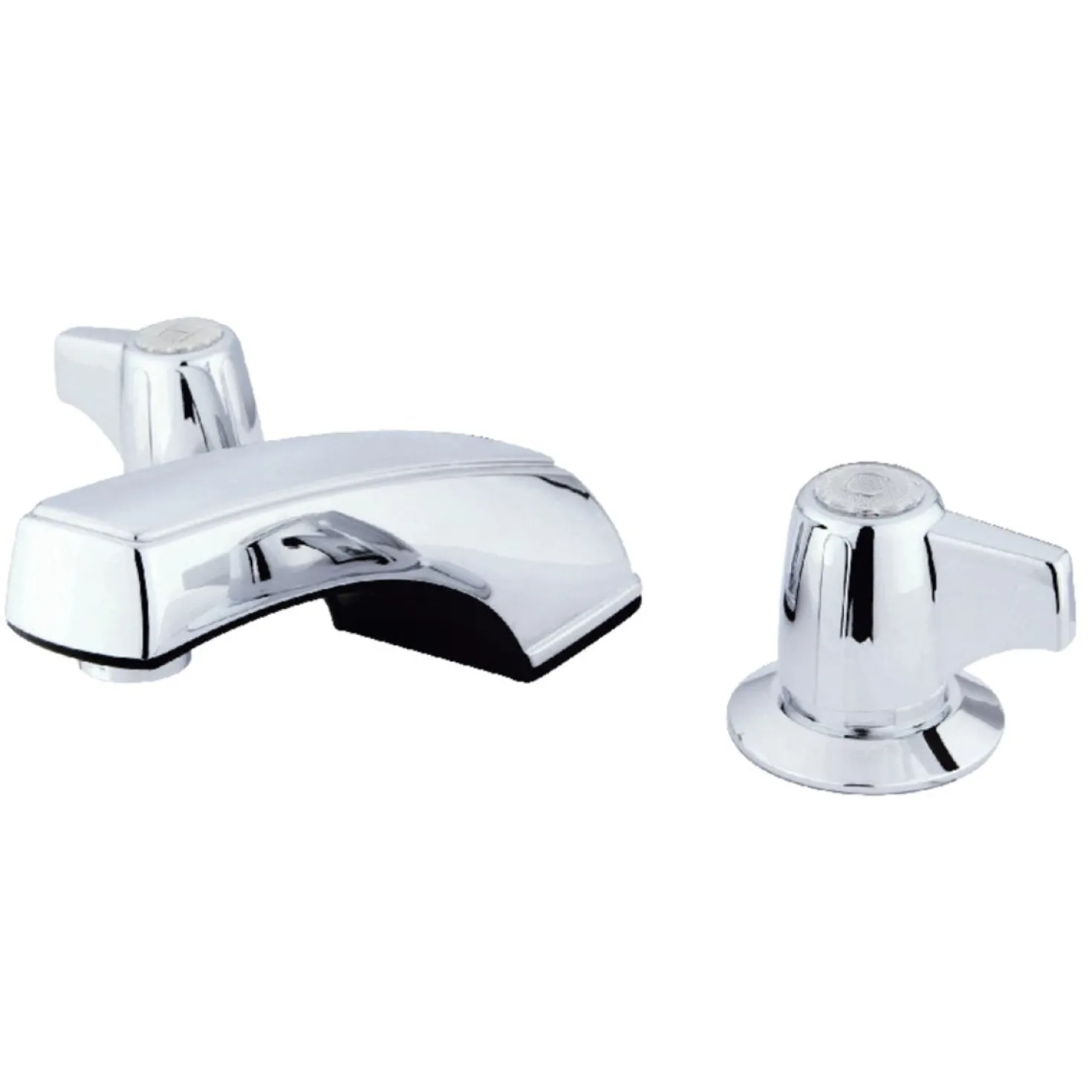 Kingston Brass KB920LP 8" to 16" Widespread Bathroom Faucet in Polished Chrome