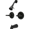 Kingston Brass KB665ML Vintage Two Handle Tub and Shower Faucet