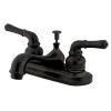 Kingston Brass KB605NML 4-Inch Centerset Bathroom Faucet in Oil Rubbed Bronze
