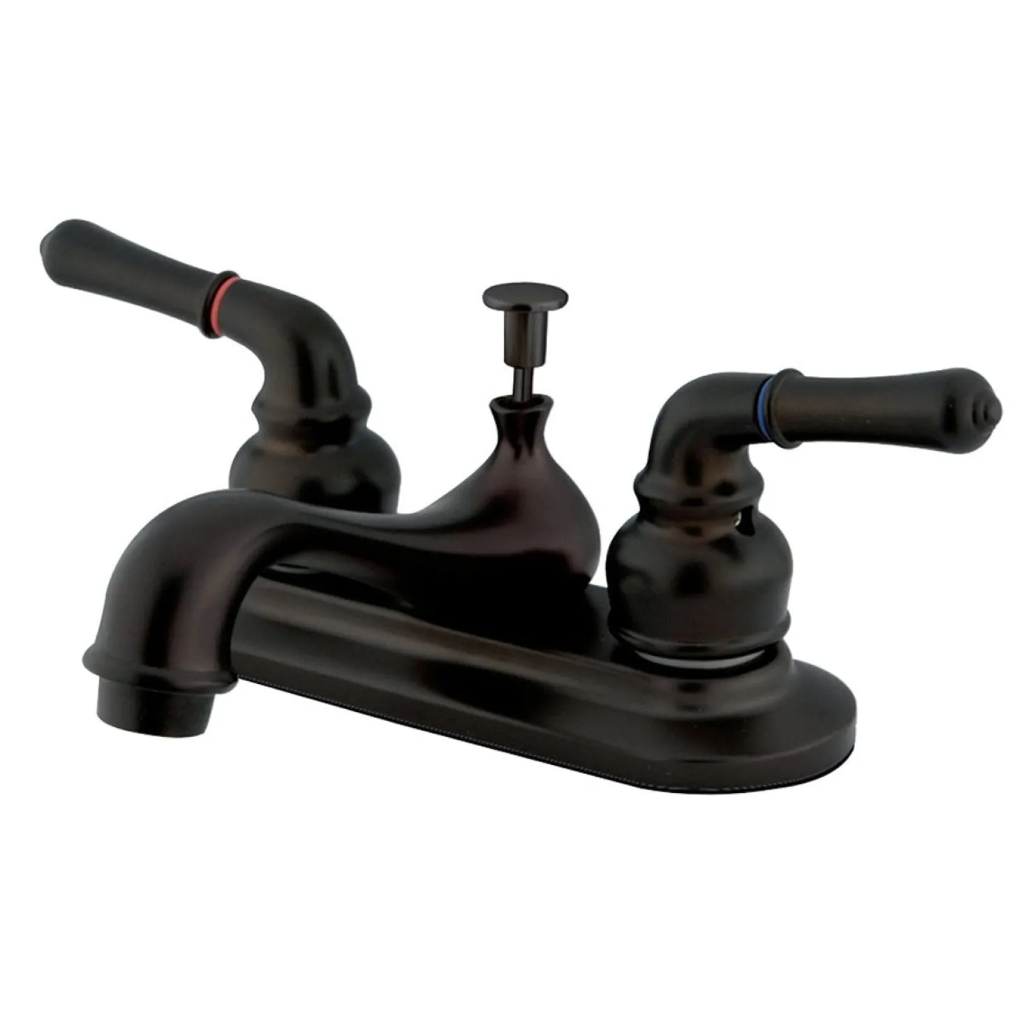 Kingston Brass KB605NML 4-Inch Centerset Bathroom Faucet in Oil Rubbed Bronze
