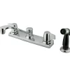 Kingston Brass KB120P 8-Inch Centerset Kitchen Faucet in Polished Chrome