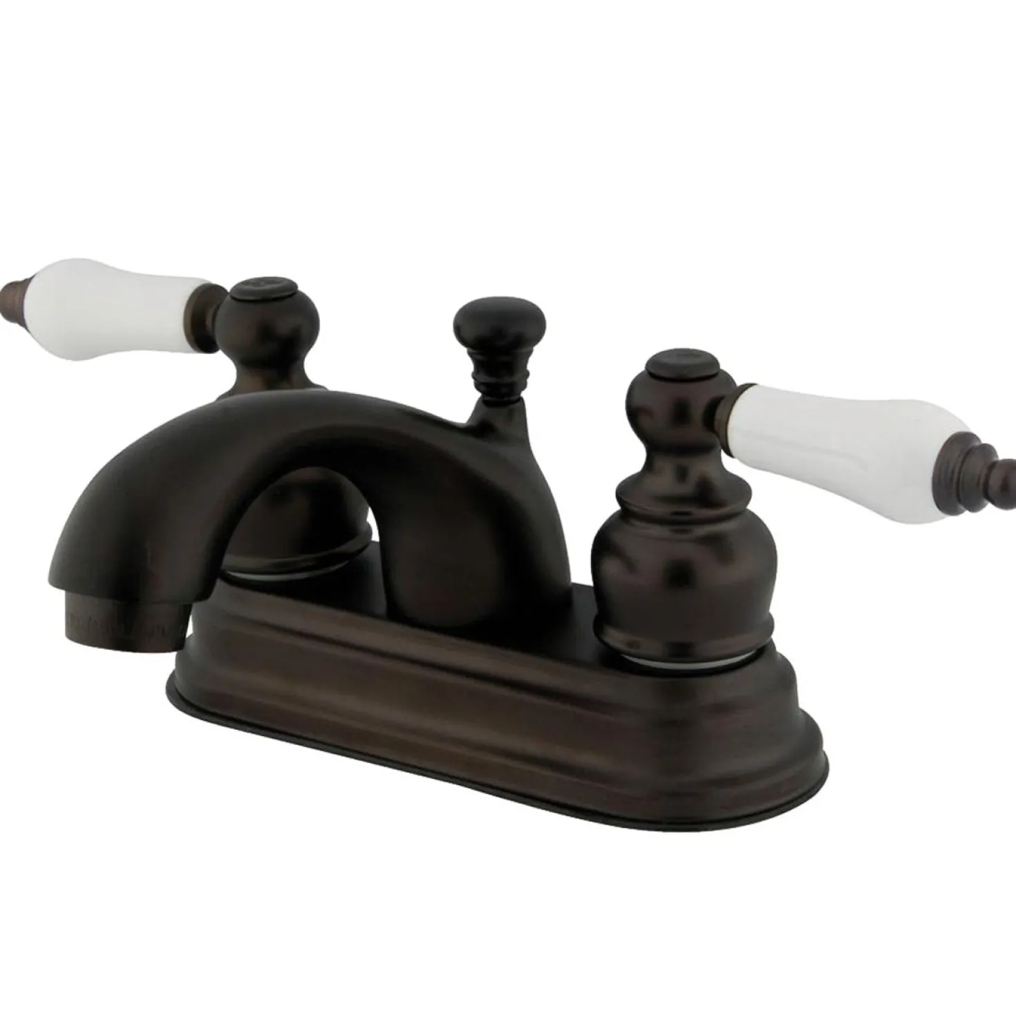 Kingston Brass KB3605PL 4-Inch Centerset Bathroom Faucet in Oil Rubbed Bronze