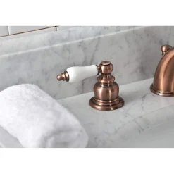 Kingston Brass KB966PL Magellan Widespread Bathroom Faucet, Antique Copper