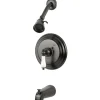 Kingston Brass KB3635PL Restoration Single Handle Tub and Shower Faucet