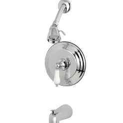 Kingston Brass KB3631PL Restoration Single Handle Tub and Shower Faucet