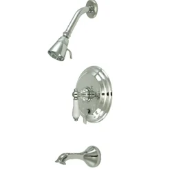 Kingston Brass KB36310PLT Tub and Shower Trim Only in Polished Chrome
