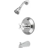 Kingston Brass KB3631PX Restoration Single Handle Tub and Shower Faucet
