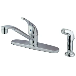 Kingston Brass KB5720SP 8-Inch Centerset Kitchen Faucet in Polished Chrome