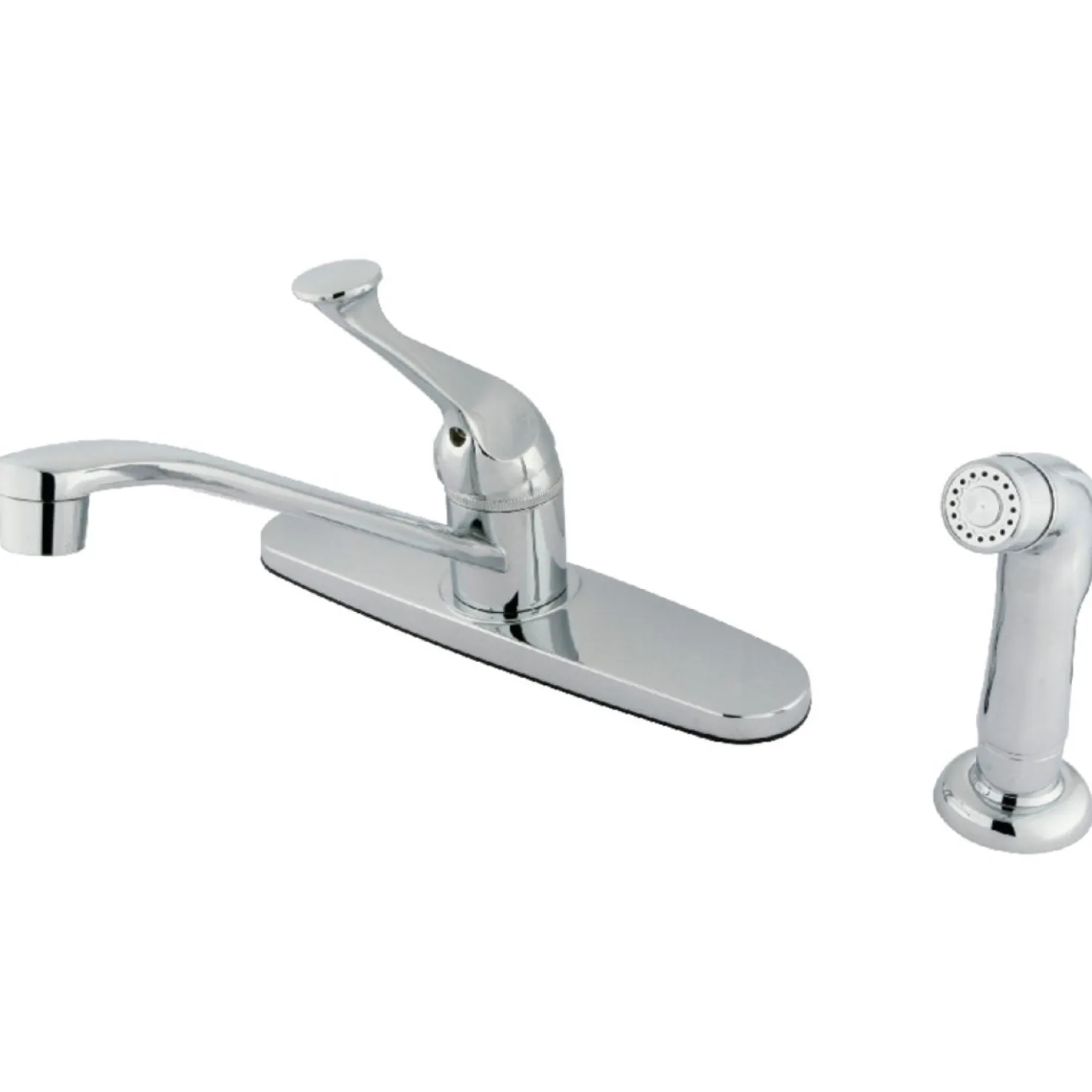 Kingston Brass KB572SP 8-Inch Centerset Kitchen Faucet in Polished Chrome
