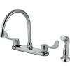 Kingston Brass KB782SP 8-Inch Centerset Kitchen Faucet in Polished Chrome