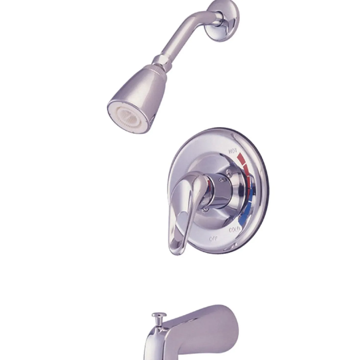 Kingston Brass KB691T Tub and Shower Trim Only in Polished Chrome