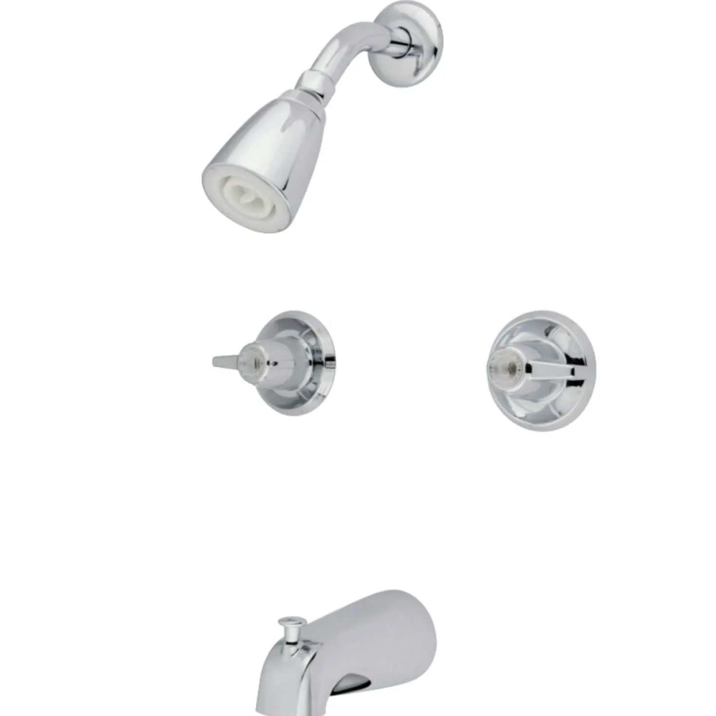 Kingston Brass KB140 Tub and Shower Faucet in Polished Chrome