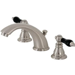 Kingston Brass KB96XAKL-P Duchess Widespread Bathroom Faucet with Plastic Pop-Up