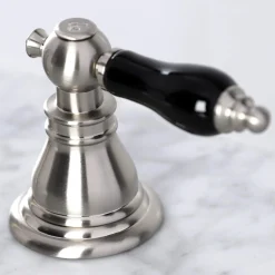 Kingston Brass KB96XAKL-P Duchess Widespread Bathroom Faucet with Plastic Pop-Up