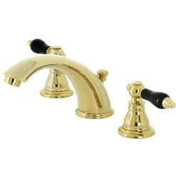 Kingston Brass KB96XAKL-P Duchess Widespread Bathroom Faucet with Plastic Pop-Up